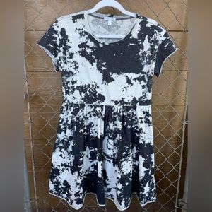 Abound Black & White Casual Dress